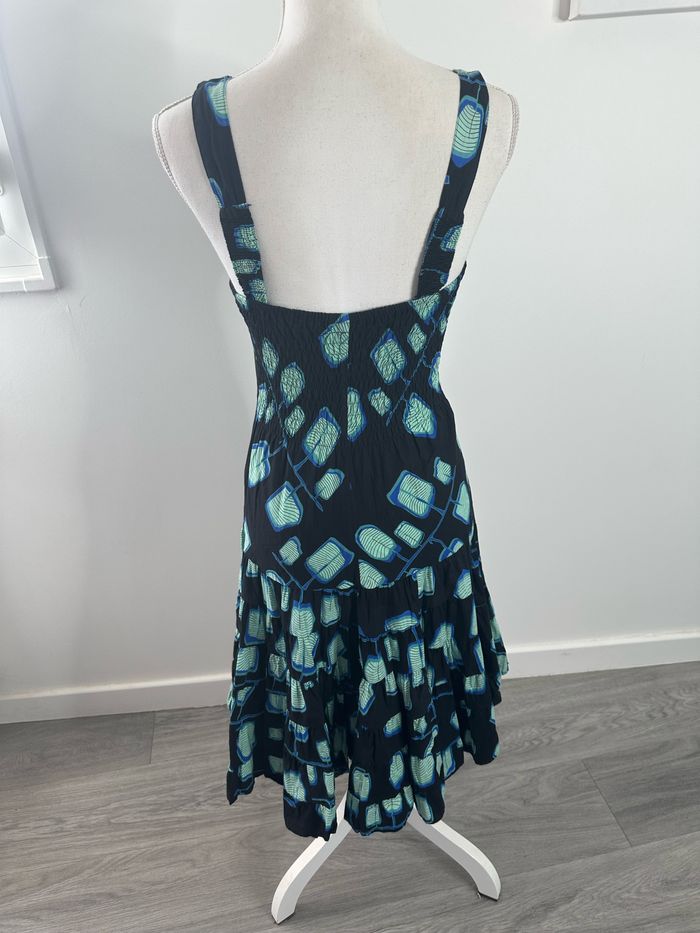 Robe pin-up noire et bleue Aller Simplement T36/38 S/M - photo numéro 5