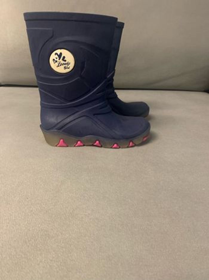 Bottes de pluie fille taille 28 - photo numéro 2
