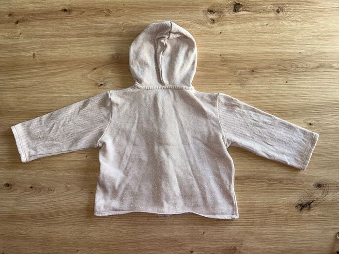 Gilet rose à capuche - photo numéro 2