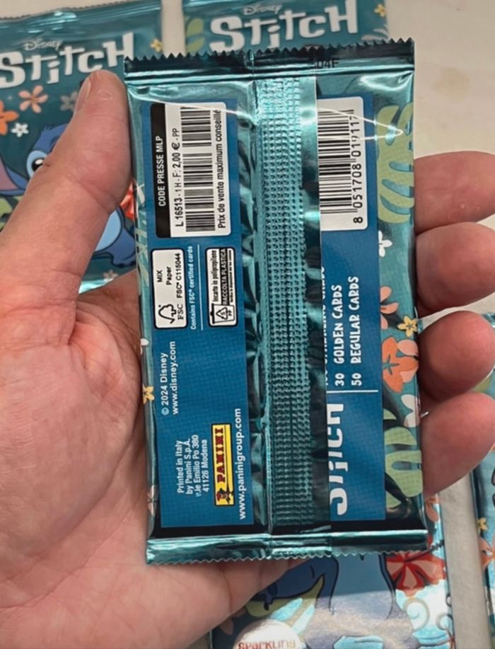 8 sachets panini DISNEY STITCH neufs scellés - photo numéro 6