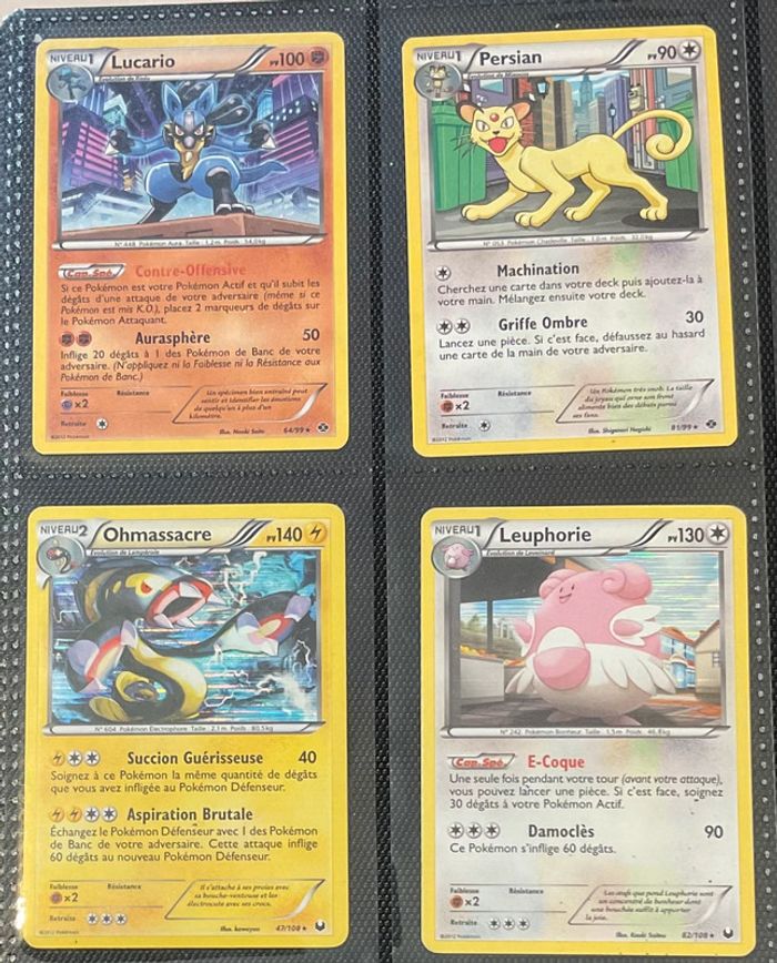 Lot carte Pokémon NB