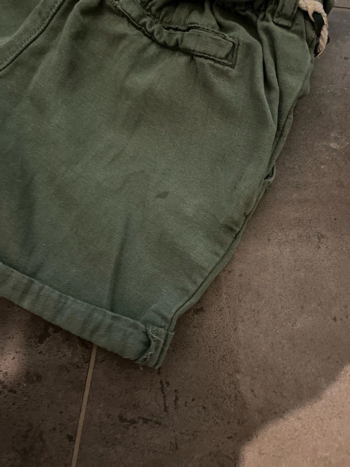 4/6 ans short coton et lin kaki TAO - photo numéro 4