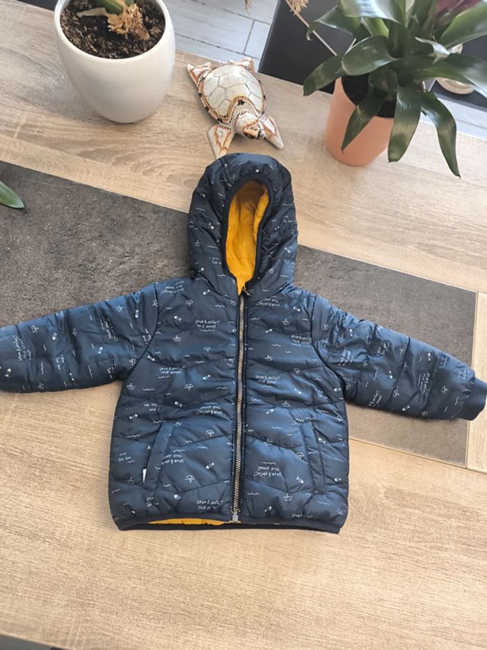Doudoune matelassée réversible imperméable garçon 12 mois 80 Baby club - photo numéro 9