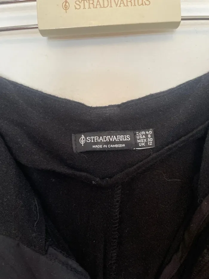 Pantalon noir Stradivarius 40 - photo numéro 4