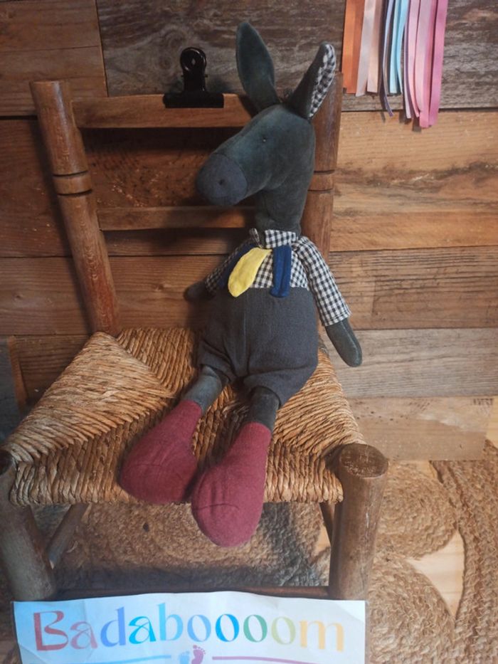 Peluche âne moulin roty tbe pomme des bois - photo numéro 7