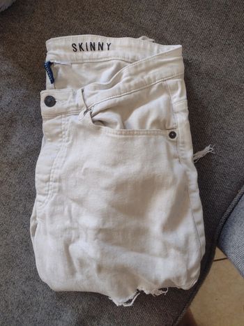 Pantalon blanc homme taille 34 S h&m