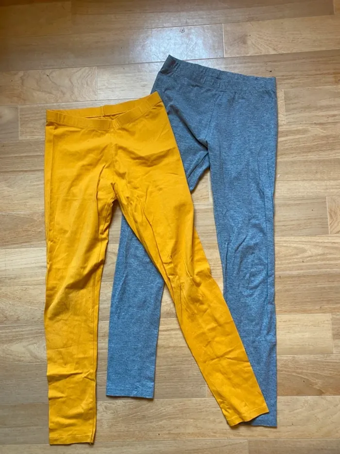 Lot 2 legging fille taille 12 ans - photo numéro 2
