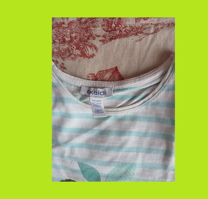 Tee shirt 12 ans okaïdi - photo numéro 2
