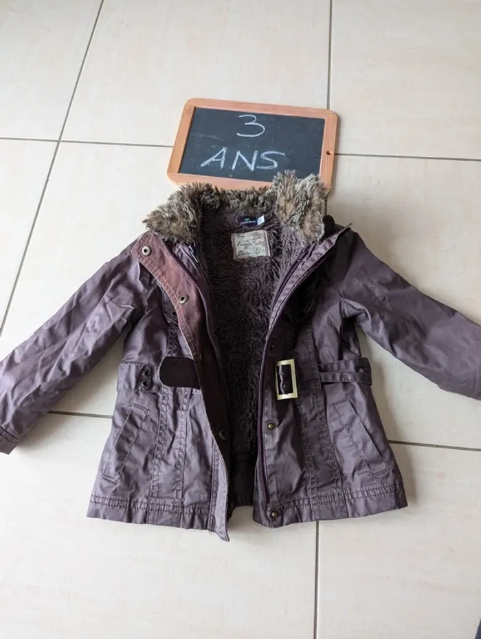 Parka chaude 3 ans sergent major - photo numéro 3