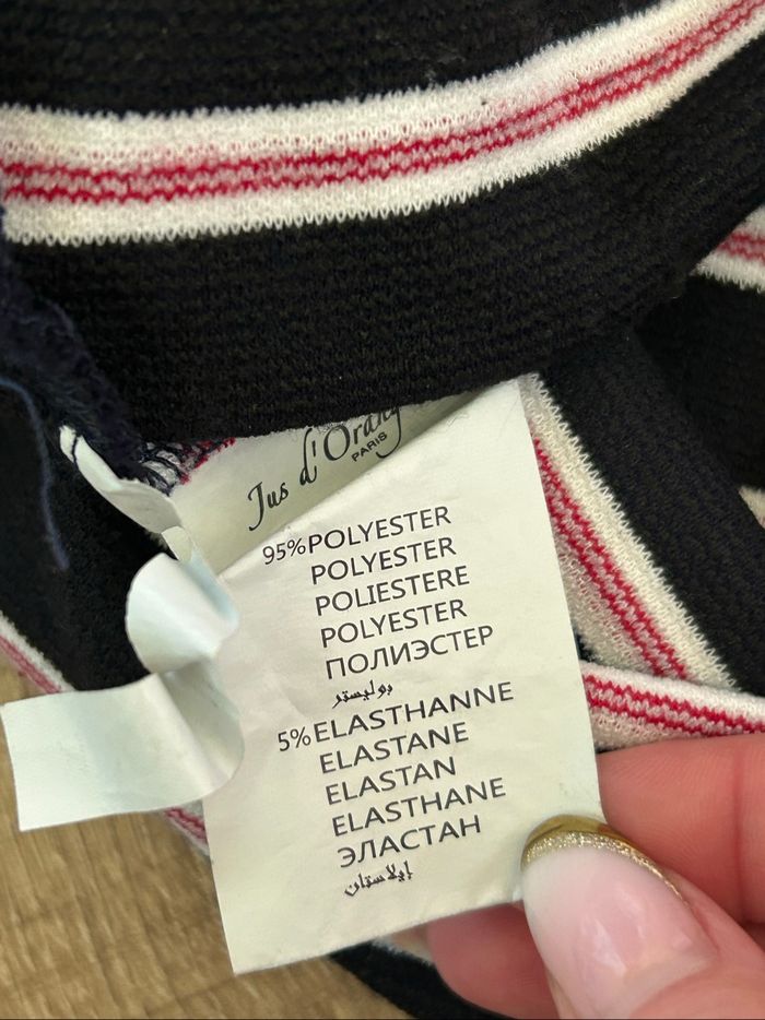 Blouse rayée à manches courtes Jus d’Orange taille 1 TBE - photo numéro 10