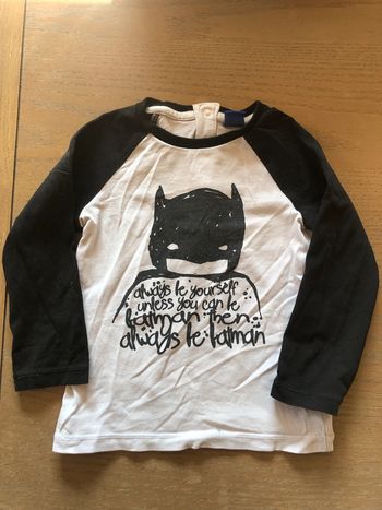 T-shirt garçon Batman 12 mois