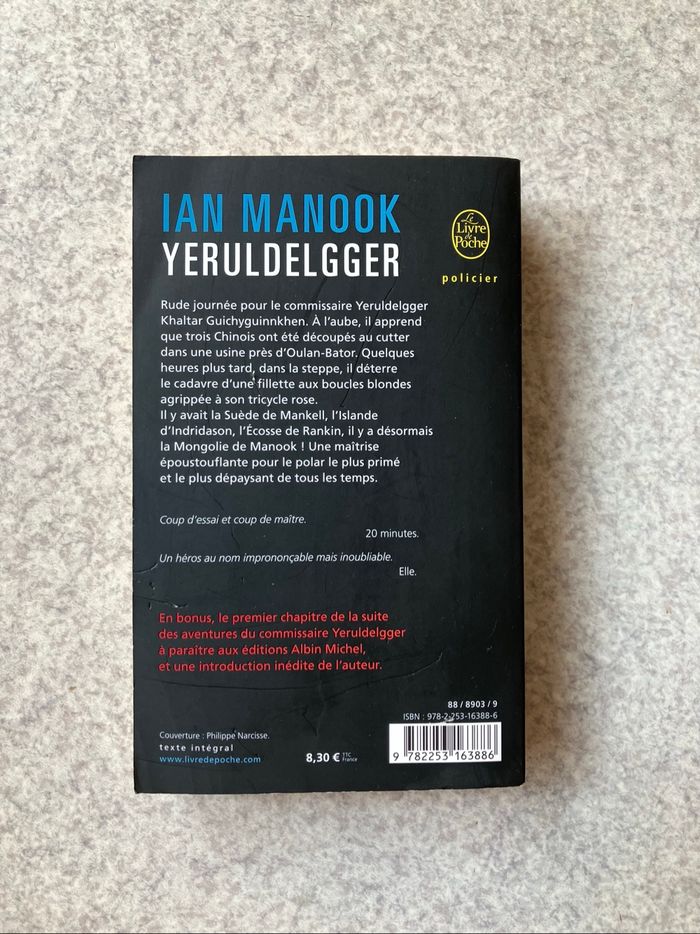 Yeruldelgger ~ Ian Manook (2€30) - photo numéro 2