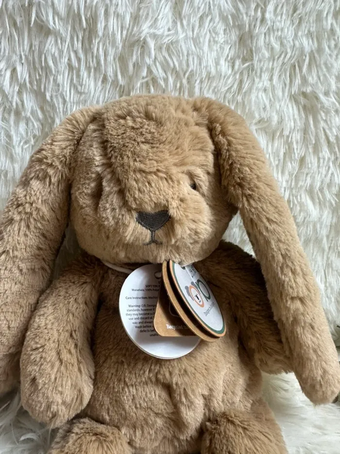 Peluche lapin beige OB design - photo numéro 2