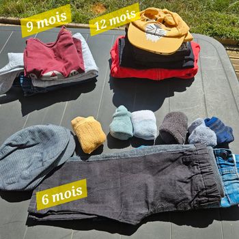 Lot garçon 6 - 12 mois