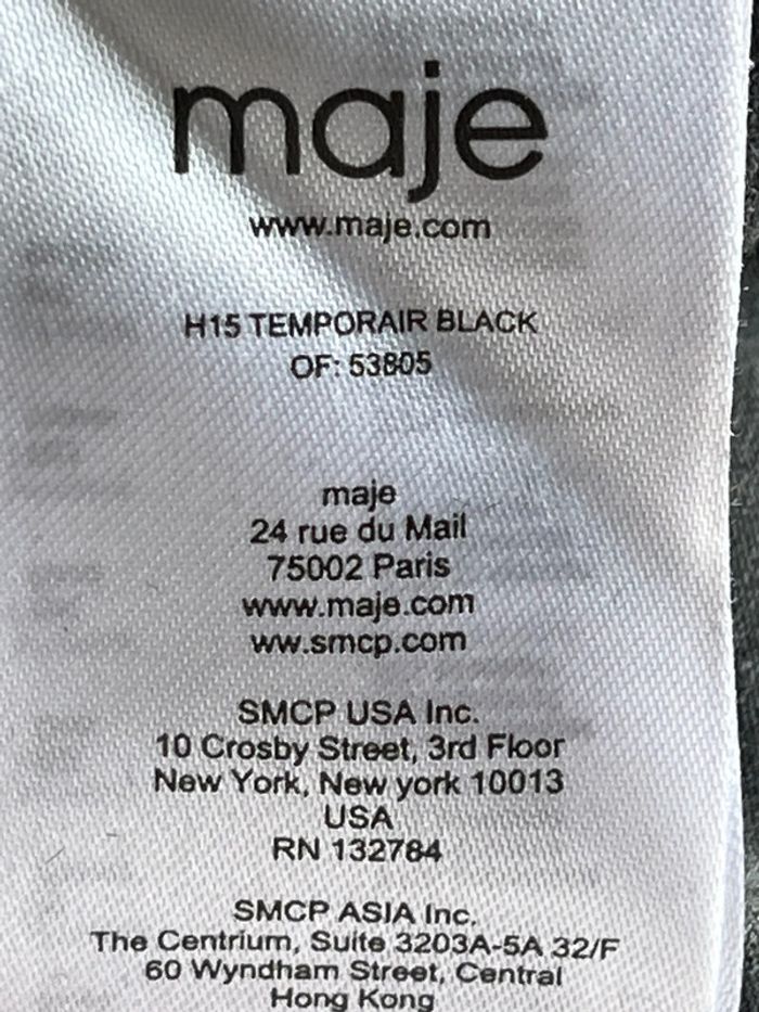 Blouse grise étoiles noires Maje S - photo numéro 7