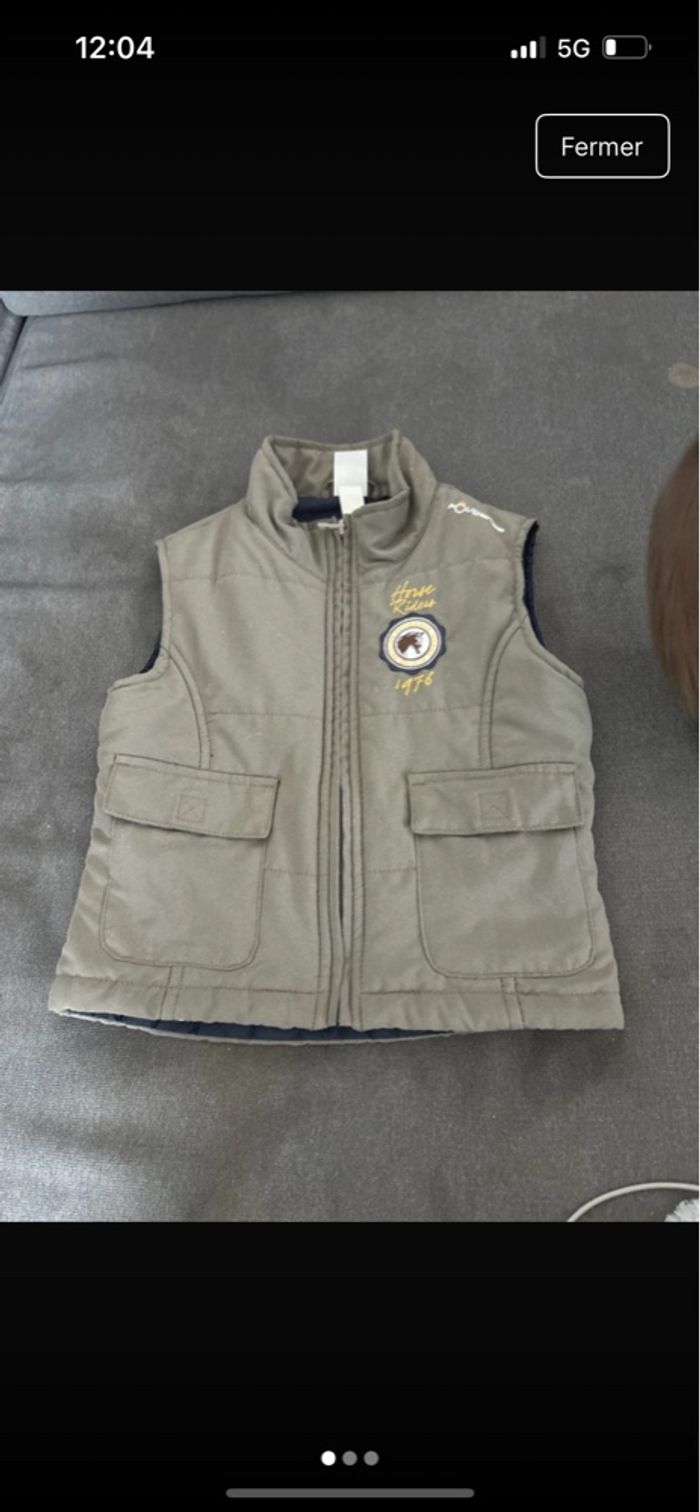 Gilet sans manches 4ans