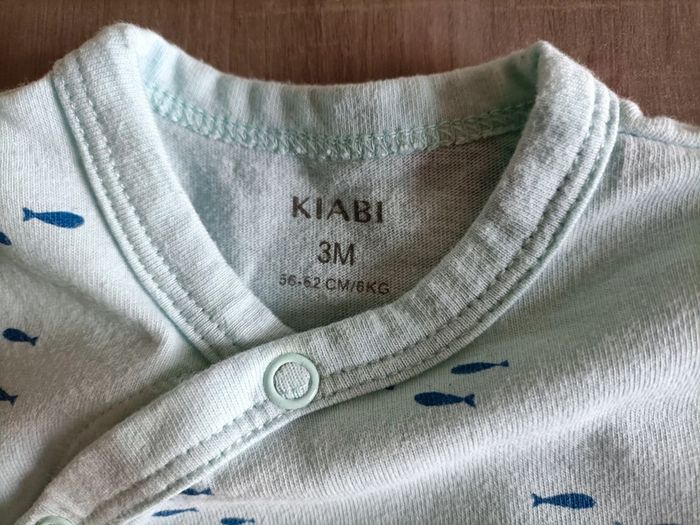 Lot de 2 pyjamas légers coton 3 mois - photo numéro 4