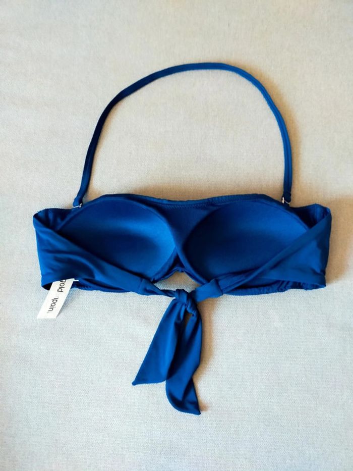 Haut de bikini bleu bandeau – 6 exemplaires – Taille 80 (équiv. 90B / 36-38) - photo numéro 9