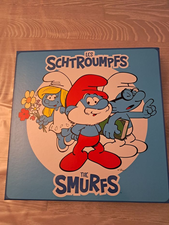 Boîte multi jeux les schtroumpfs