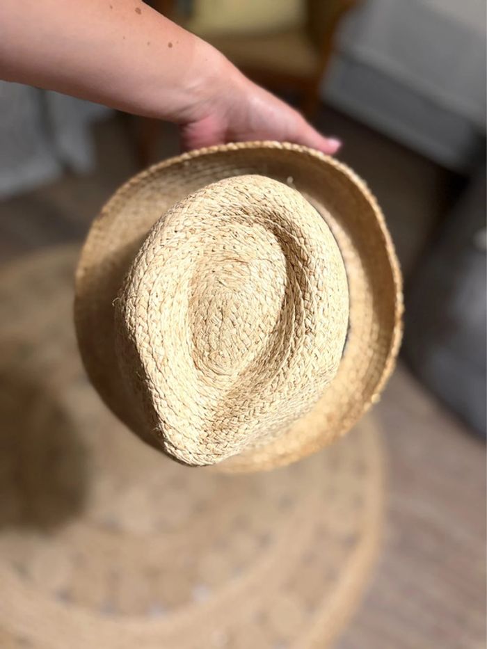 Chapeau de paille Fléchet - taille S/M - en parfait état - photo numéro 2