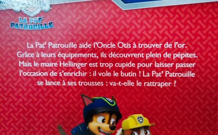 Livre pat patrouille "la chasse au trésor " - photo numéro 3