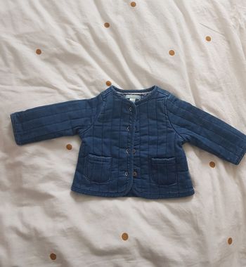 Veste jean matelassée