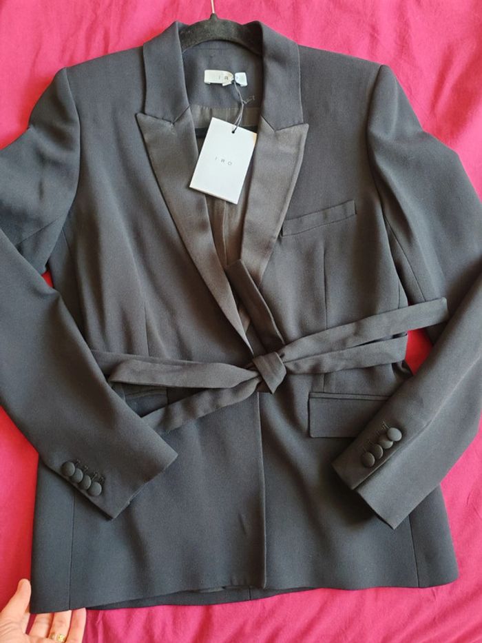 Blazer noir IRO neuf taille 36 - photo numéro 7