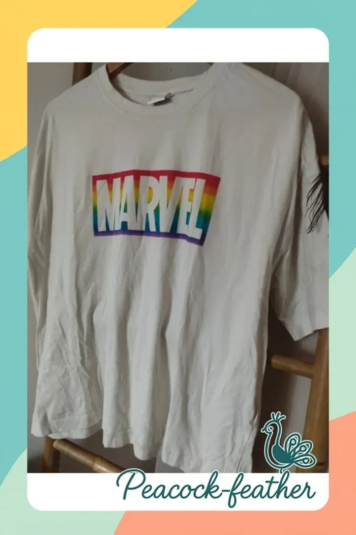 T-shirt marvel xl - photo numéro 2