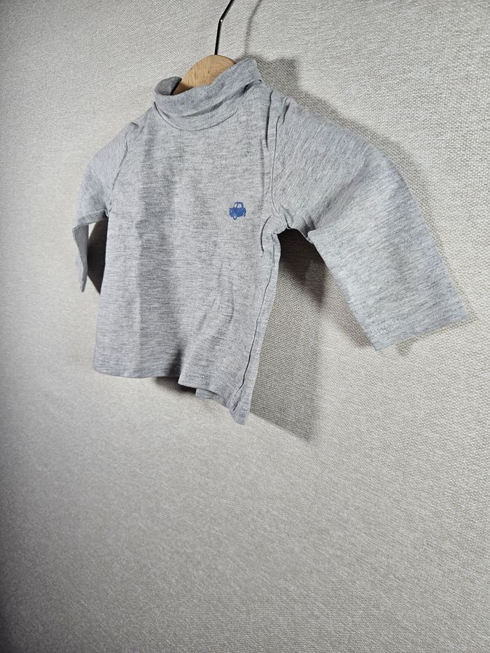 T-shirt à col roulé in extenso 3 mois - photo numéro 3