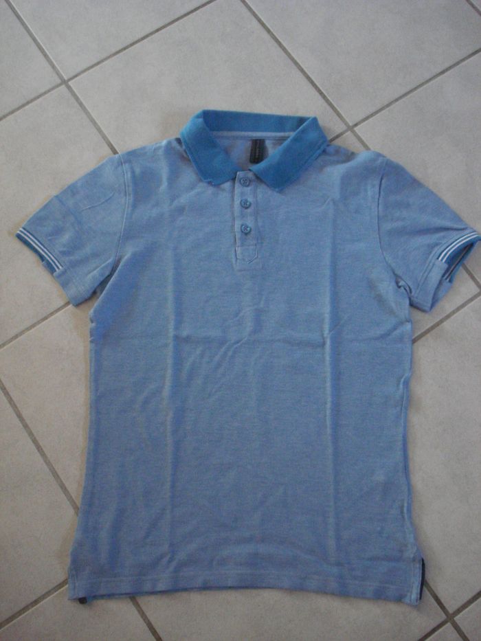 Polo MC bleu ciel CELIO Taille S