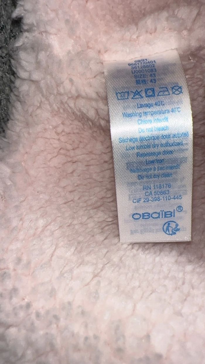 Bonnet rose pale Obaïbi - photo numéro 2