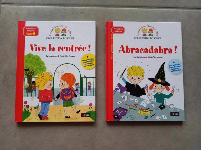 Lot de 2 livres "Premières lectures" - Belin