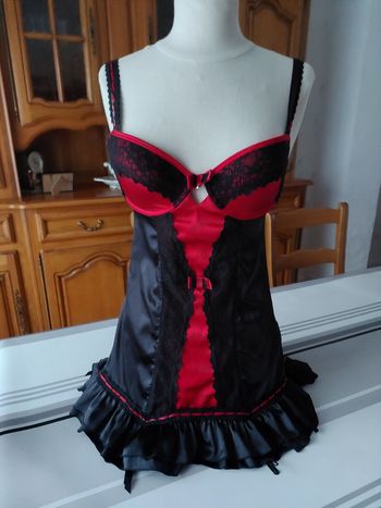 Nuisette avec porte jarretelle 90B