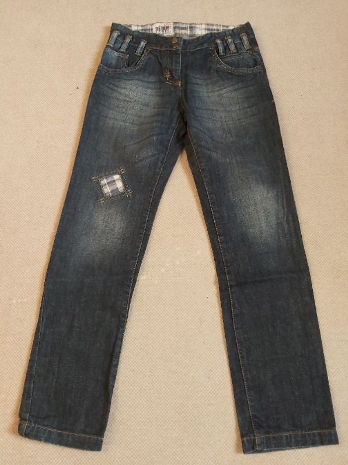 Jean slim brut - Taille haute 12 ans - DPAM