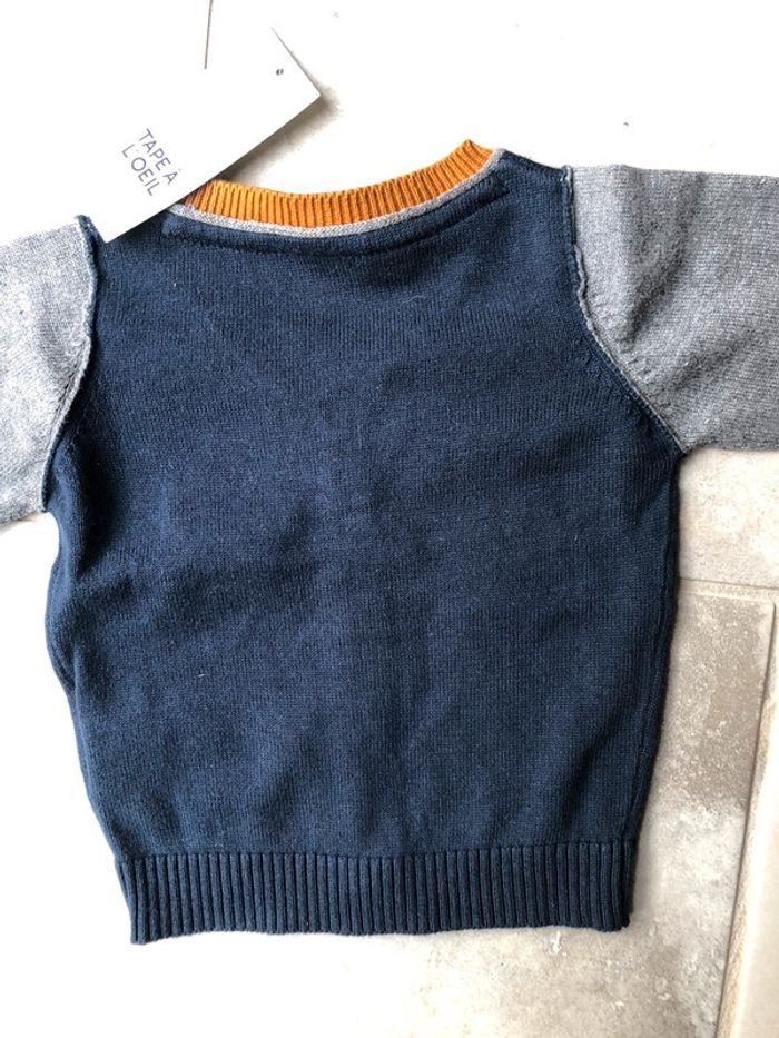 Gilet pull Tape à l’Oeil 3 mois / 59 cm neuf - photo numéro 5