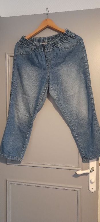 Pantacourt en jean fin