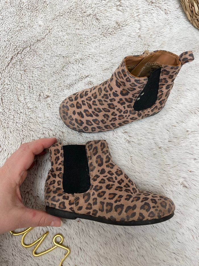 Bottines imprimée léopard - Taille 26 - Gap