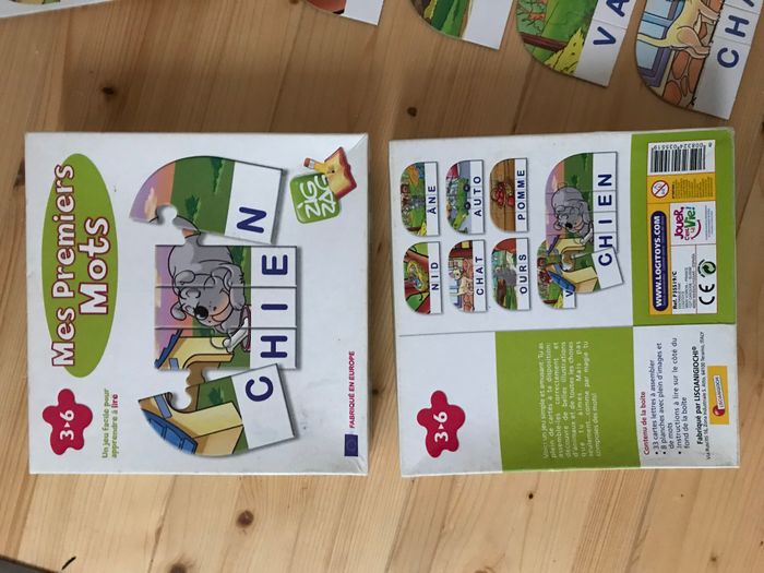 Puzzle Mes premiers mots 3/6 ans