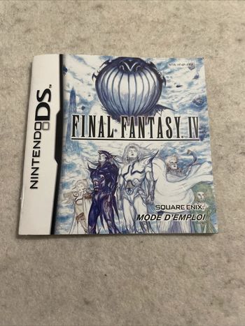 Notice Nintendo DS - Final Fantasy IV FRA
