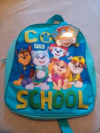 Sac à dos pat patrouille neuf