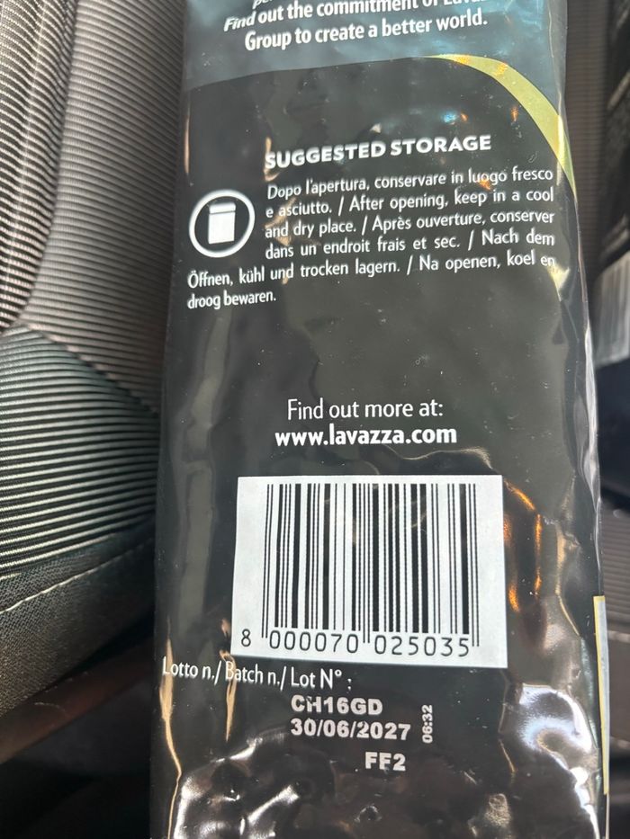 Café Lavazza en grain - photo numéro 2
