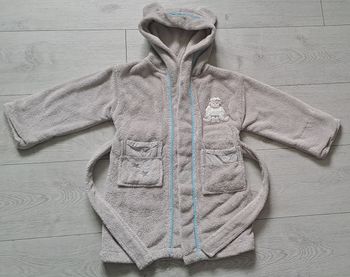 Robe de chambre polaire beige bébés taille 2ans Carré Blanc