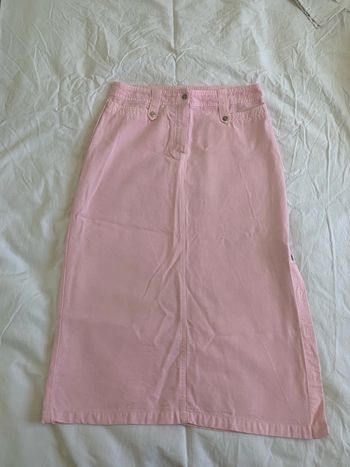 Jupe longue rose