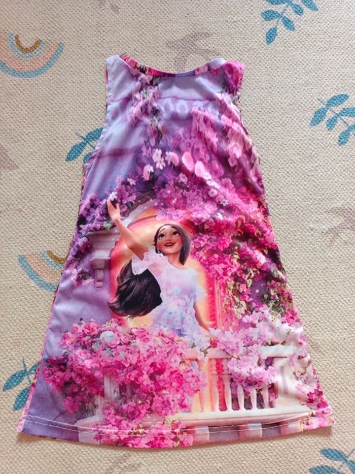 Robe violette fleurs encanto isabella 3/4 ans - photo numéro 2