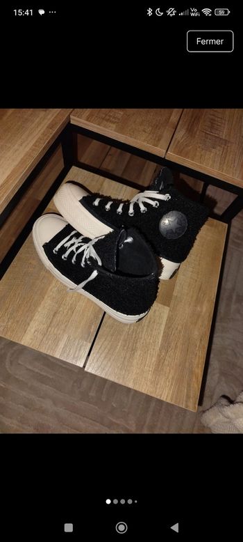 Converse Teddy noires 37