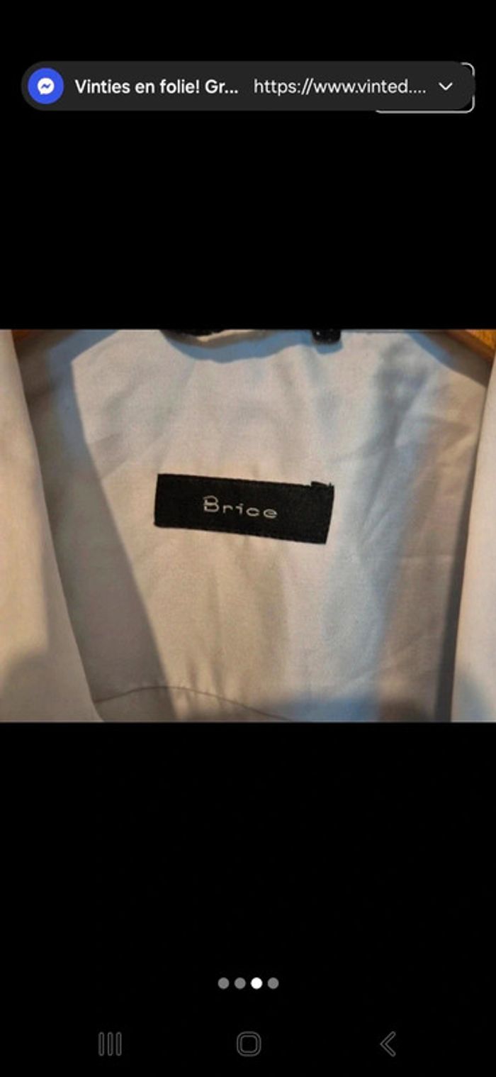 Chemise homme manches longues gris XL - photo numéro 3