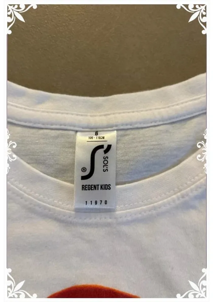 T-shirt blanc régent kids taille 6 ans enfant fille - photo numéro 4