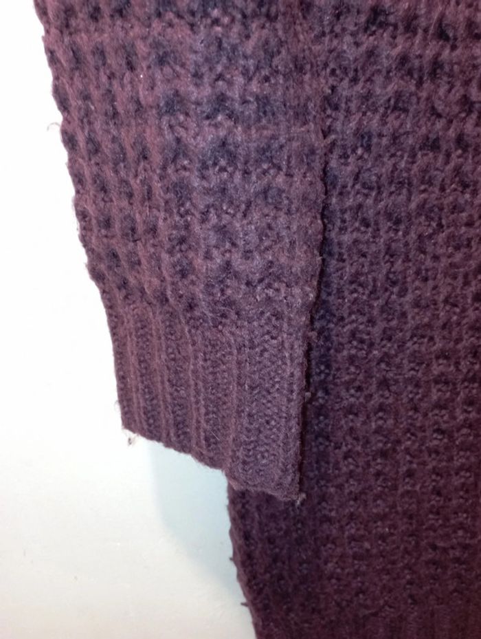 Robe grosse maille violet - photo numéro 5