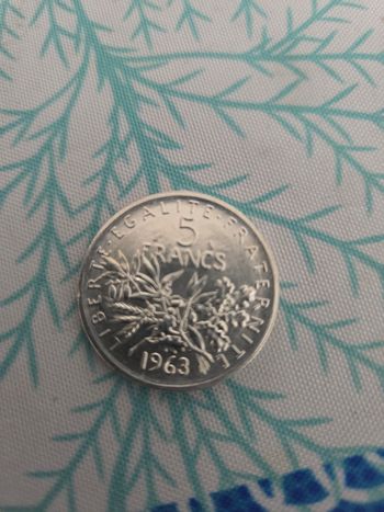 Piece 5 francs argent