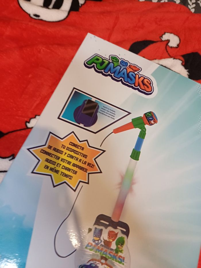 🧸Micro 🎤 pour enfants pjmasks avec possibilité de connecter le téléphone dessus Neuf - photo numéro 4